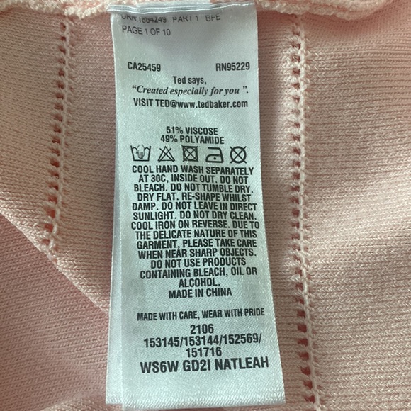 Ted Baker London Pink Dress - Picture 6 of 7